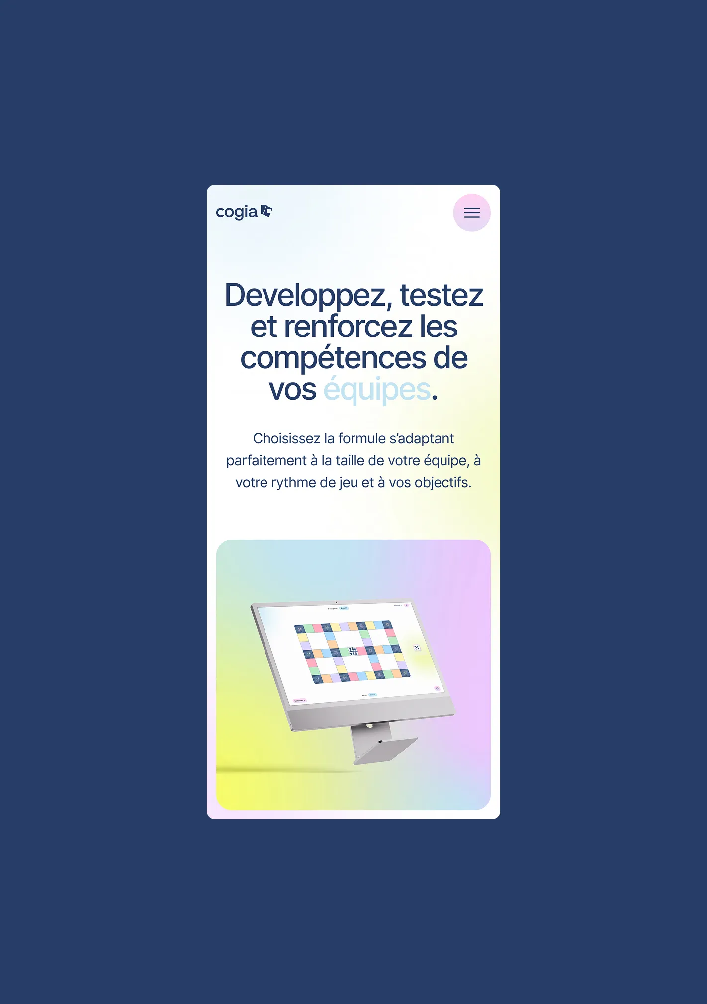 Vue portrait paysage cogia