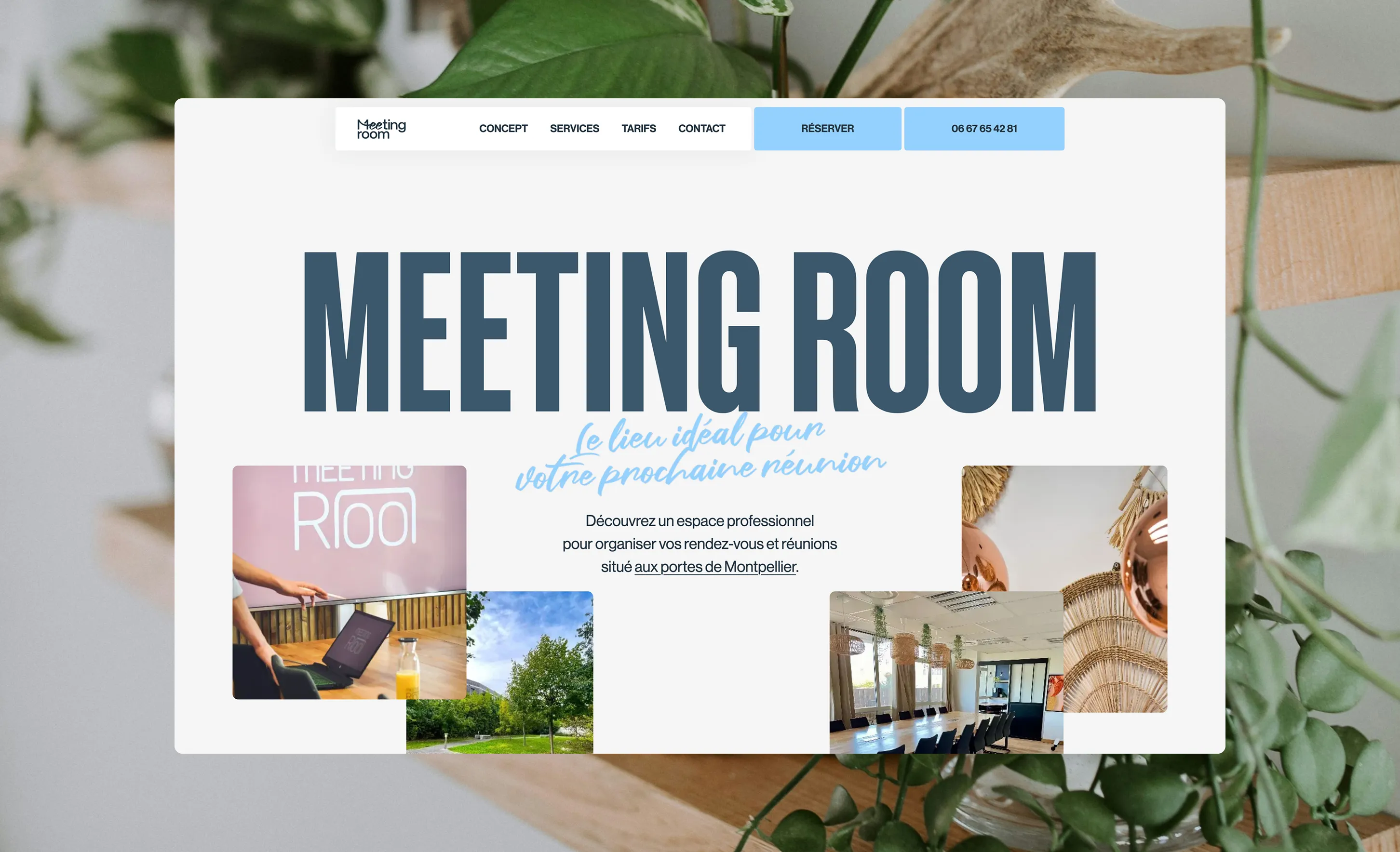 Démo de l'interface meetingroom