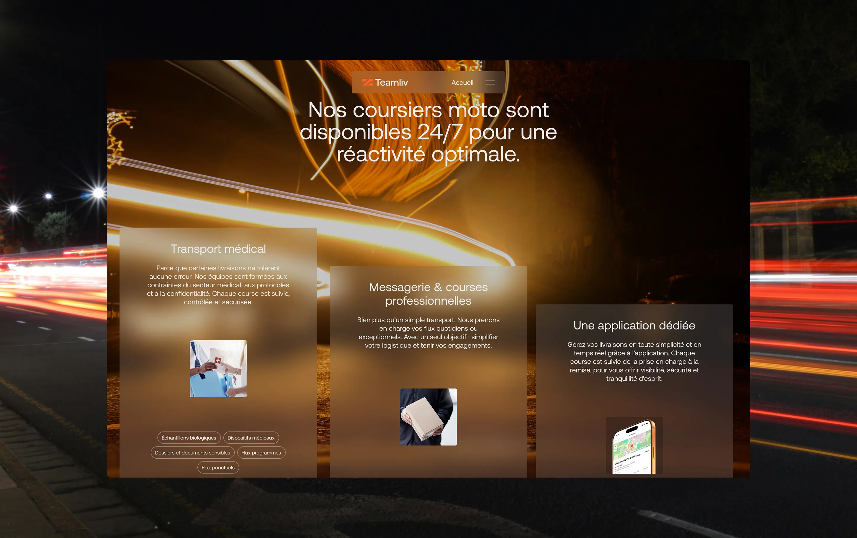 Vue portrait droite teamliv